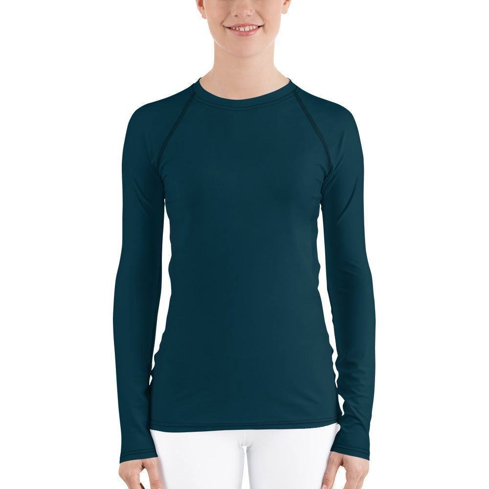 Blauwal Damen Rash Guard Rash Guard 54.99 4-Wege, Atmungsaktiv, Badebekleidung, bequem, blau, Blauwal, blue, einfarbig, Elastan, Feminin, Flachnaht, Guard, Hautschutz, Kompression, Langarm, Langarmshirt, Männermode, Outdoor, Polyester, Rash, Sand, Schwimmen, Sonnenschutz, Sportbekleidung, Strandmode, Stretchstoff, Surfen, trocknend, Wassersport, Wind JLR Design