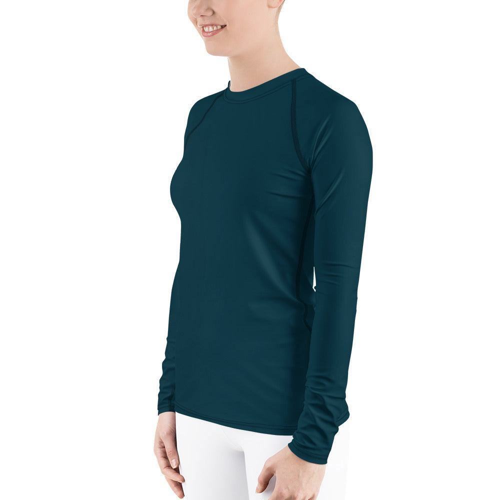 Blauwal Damen Rash Guard Rash Guard 54.99 4-Wege, Atmungsaktiv, Badebekleidung, bequem, blau, Blauwal, blue, einfarbig, Elastan, Feminin, Flachnaht, Guard, Hautschutz, Kompression, Langarm, Langarmshirt, Männermode, Outdoor, Polyester, Rash, Sand, Schwimmen, Sonnenschutz, Sportbekleidung, Strandmode, Stretchstoff, Surfen, trocknend, Wassersport, Wind JLR Design