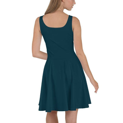 Blauwal Skater Kleid Skater Kleid 56.99 ausgestellt, ausgestellter, blauwal, Dame, Damen, einfarbig, Elastan, Frau, Frauen, Freizeit, Glatter, Kleid, Mitte, mittellanger, Muster, Nähte, Overlock, Pattern, Polyester, Rock, Saum, schmeichelhaft, Skater, Sport, Stoff, trendy, Weiblich, wühlfühlend, Überdeck JLR Design