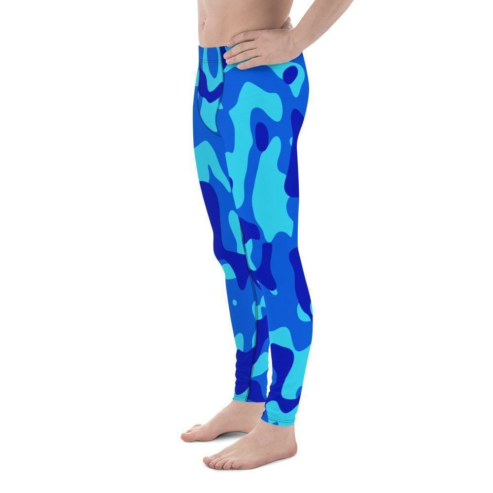 Blue Camouflage Herren Leggings Leggings 59.99 aktiv, anliegend, atmungsaktiv, bequem, Bewegungsfreiheit, Blue, Camo, Camouflage, dehnbahr, Design, Fashion, Fitness, funktional, Herrenleggings, Laufen, Leggings, Mann, modebewusst, Muster, Outdoor, Passform, Patter, Sport, Sportbekleidung, Style, Tarnmuster, Tragegefühl, Training, Yoga JLR Design