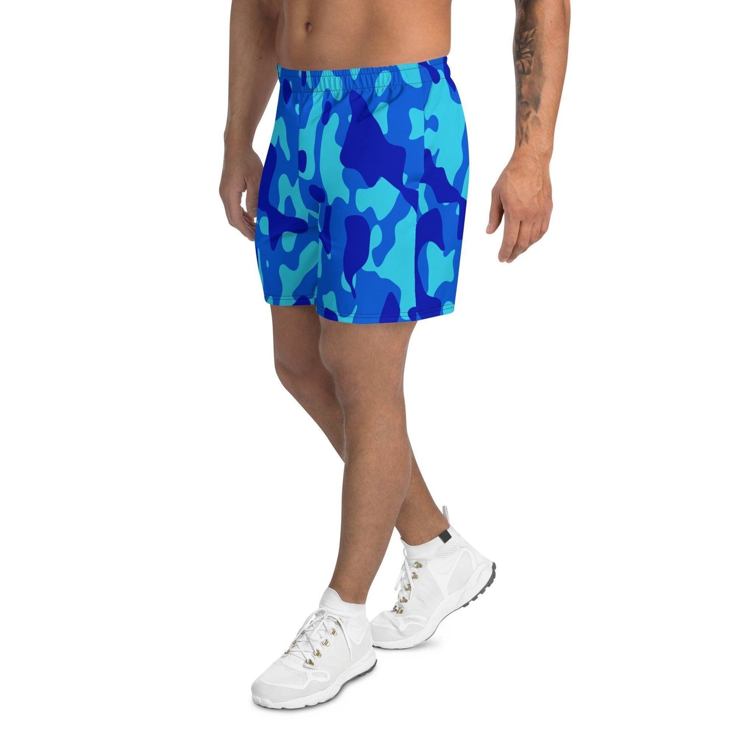 Blue Camouflage Herren Sport Shorts -- Blue Camouflage Herren Sport Shorts - undefined Sport Shorts | JLR Design
