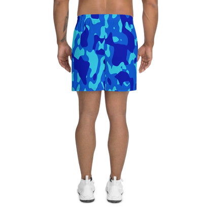 Blue Camouflage Herren Sport Shorts -- Blue Camouflage Herren Sport Shorts - undefined Sport Shorts | JLR Design