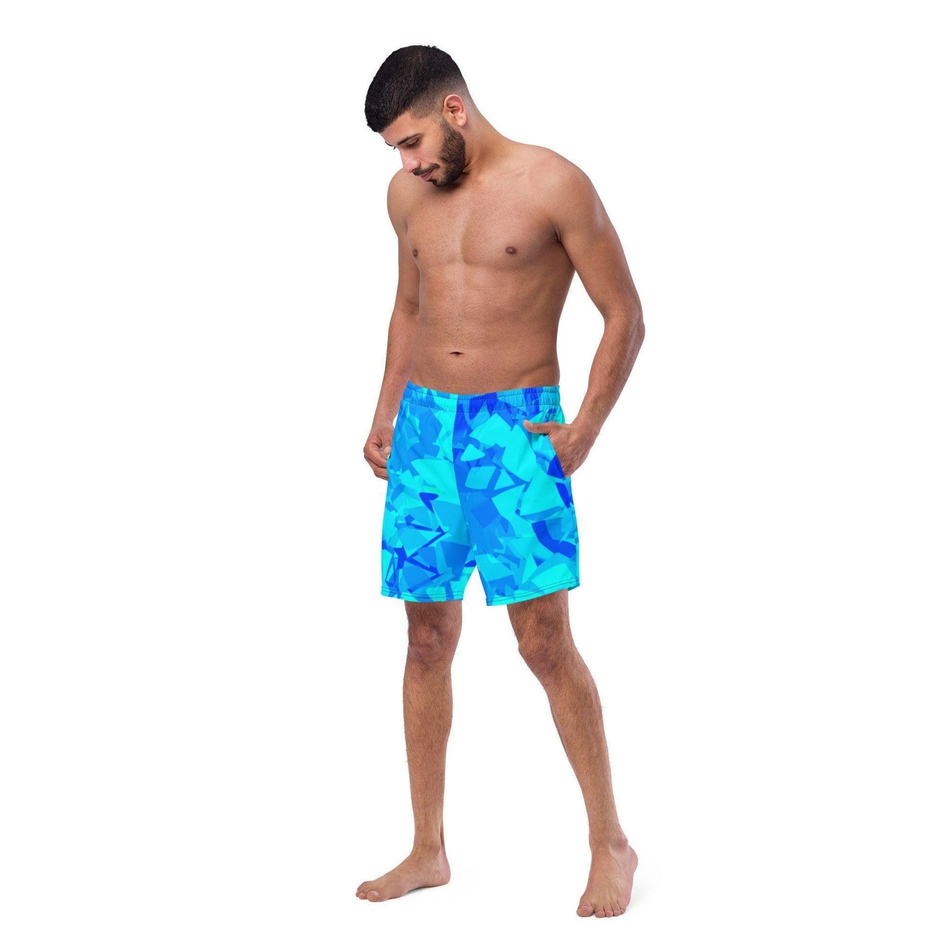 Blue Crystal Herren Badehosen Badehose 64.99 Badehose, Badevergnügen, blau, Blue, Crystal, einfarbig, Elastan, Herren, Hüftband, Innenfutter, Komfort, Kordelzug, Kristall, Mann, Männer, Passform, Polyester, Pool, recycelt, Scheuerschutz, See, trocknend JLR Design