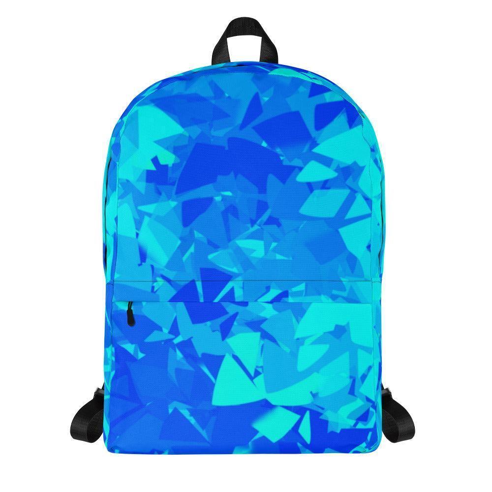 Blue Crystal mittelgroßer Rucksack Rucksack 63.99 15l, 20kg, Backpack, Blau, Blue, Crystal, einfarbig, Fach, Freizeit, gepolstert, Innenfutter, Innentasche, Kristall, Laptop, mittelgroß, Netzstoff, Platz, Polyester, Rucksack, Schule, Schulrucksack, Seidiges, seperates, Tasche, Transport, türkis, Vordertasche, wasserabweisend, Wertsachen JLR Design