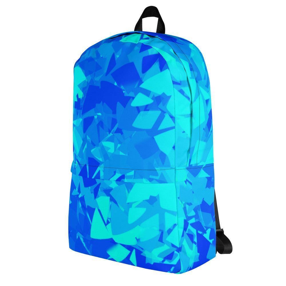 Blue Crystal mittelgroßer Rucksack Rucksack 63.99 15l, 20kg, Backpack, Blau, Blue, Crystal, einfarbig, Fach, Freizeit, gepolstert, Innenfutter, Innentasche, Kristall, Laptop, mittelgroß, Netzstoff, Platz, Polyester, Rucksack, Schule, Schulrucksack, Seidiges, seperates, Tasche, Transport, türkis, Vordertasche, wasserabweisend, Wertsachen JLR Design