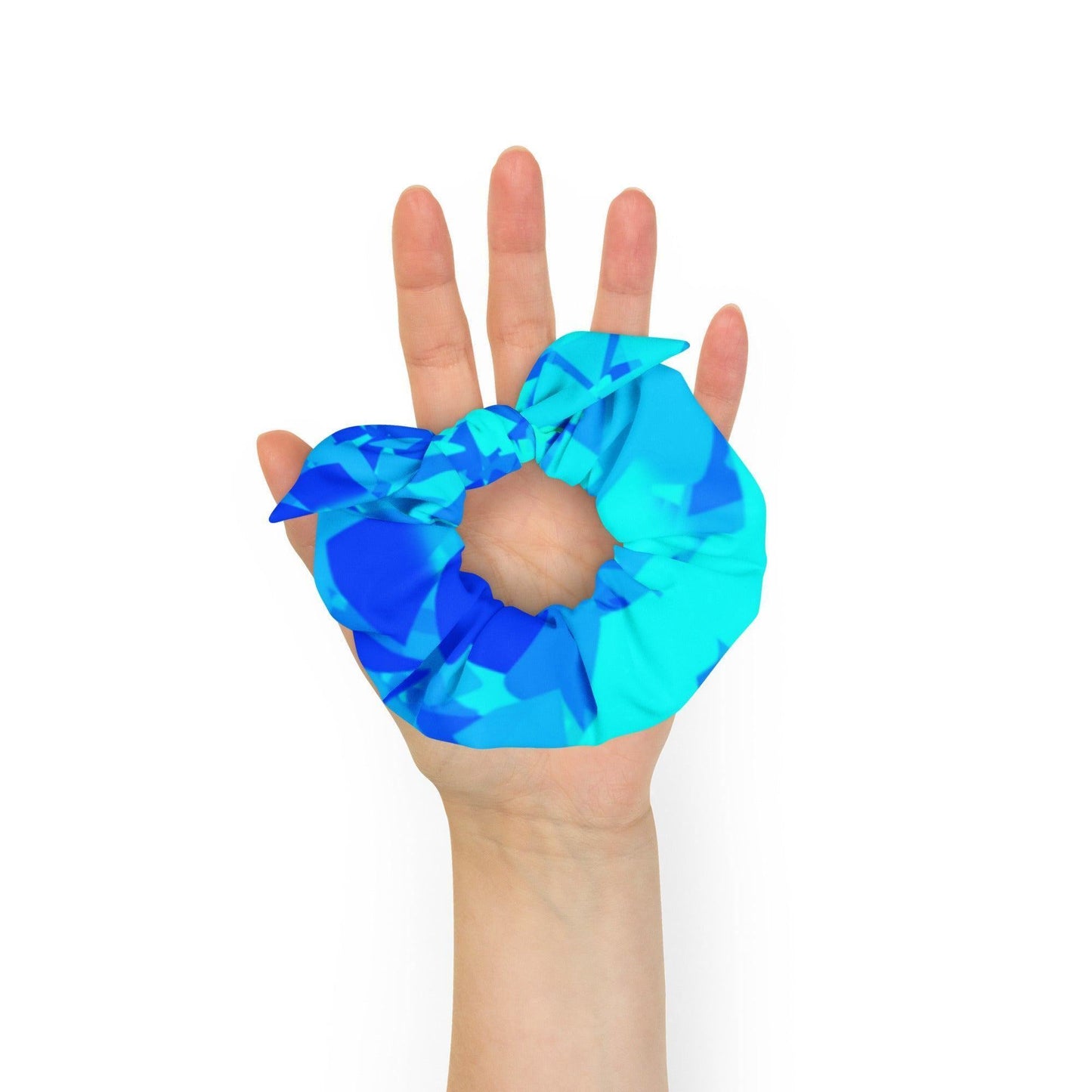 Blue Crystal Scrunchie -- Blue Crystal Scrunchie - undefined Scrunchie | JLR Design