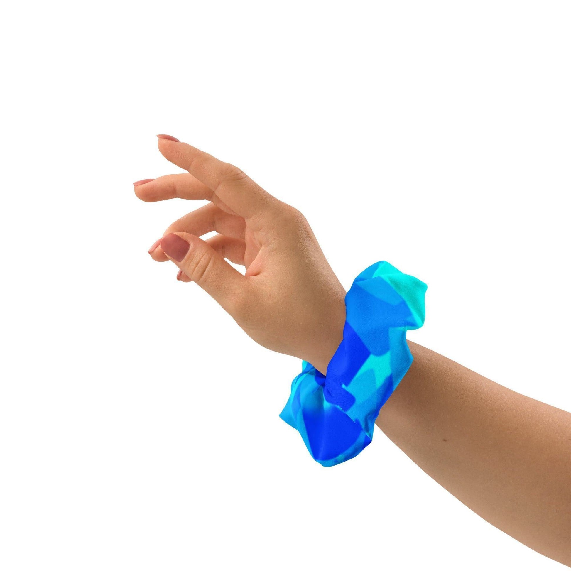 Blue Crystal Scrunchie Scrunchie JLR Design