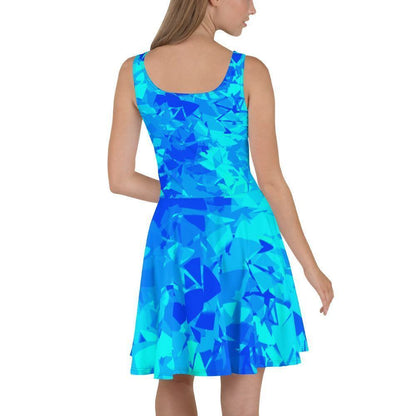 Blue Crystal Skater Kleid -- Blue Crystal Skater Kleid - undefined Skater Kleid | JLR Design