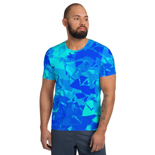 Blue Crystal Sport T-Shirt für Herren -- Blue Crystal Sport T-Shirt für Herren - XS Sport T-Shirt | JLR Design