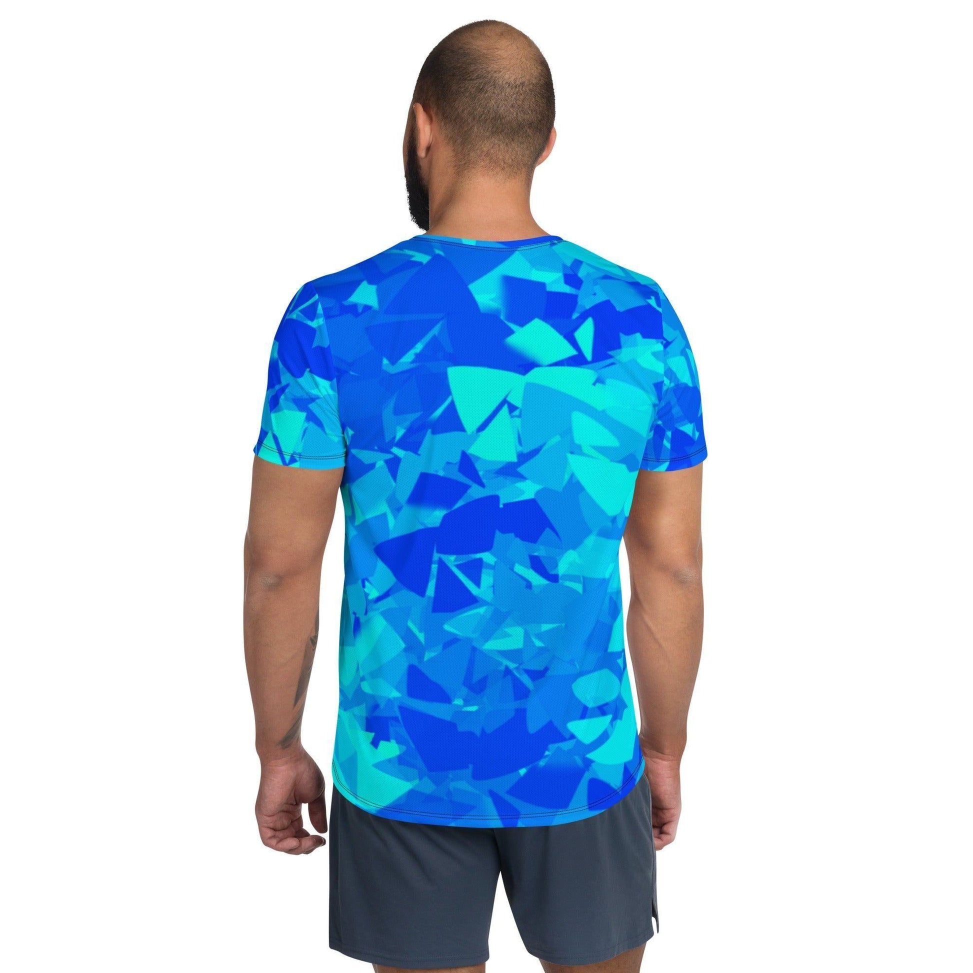 Blue Crystal Sport T-Shirt für Herren -- Blue Crystal Sport T-Shirt für Herren - XS Sport T-Shirt | JLR Design