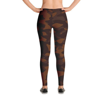 Braun Camouflage Damen Leggings -- Braun Camouflage Damen Leggings - undefined Leggings | JLR Design