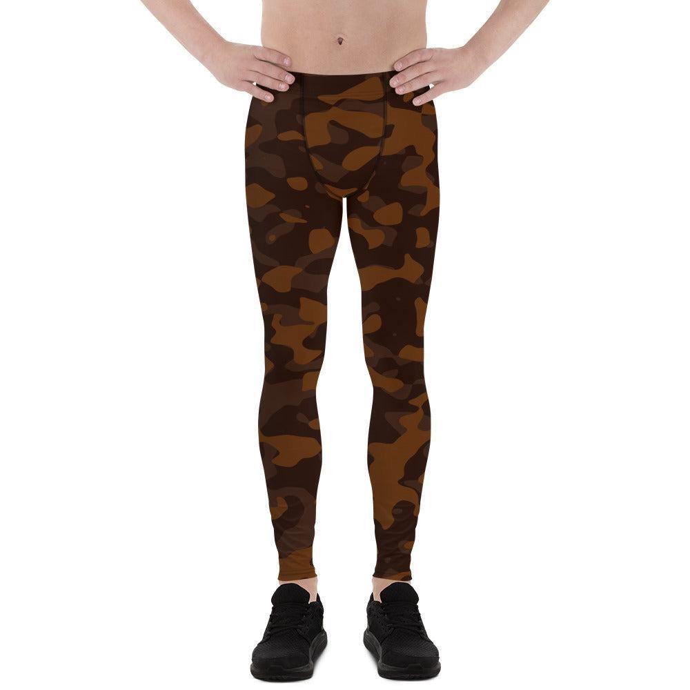 Braun Camouflage Herren Leggings Leggings 59.99 aktiv, anliegend, atmungsaktiv, bequem, Bewegungsfreiheit, braun, brown, Camo, Camouflage, dehnbahr, Design, Fashion, Fitness, funktional, Herrenleggings, Laufen, Leggings, Mann, modebewusst, Muster, Outdoor, Passform, Patter, Sport, Sportbekleidung, Style, Tarnmuster, Tragegefühl, Training, Yoga JLR Design