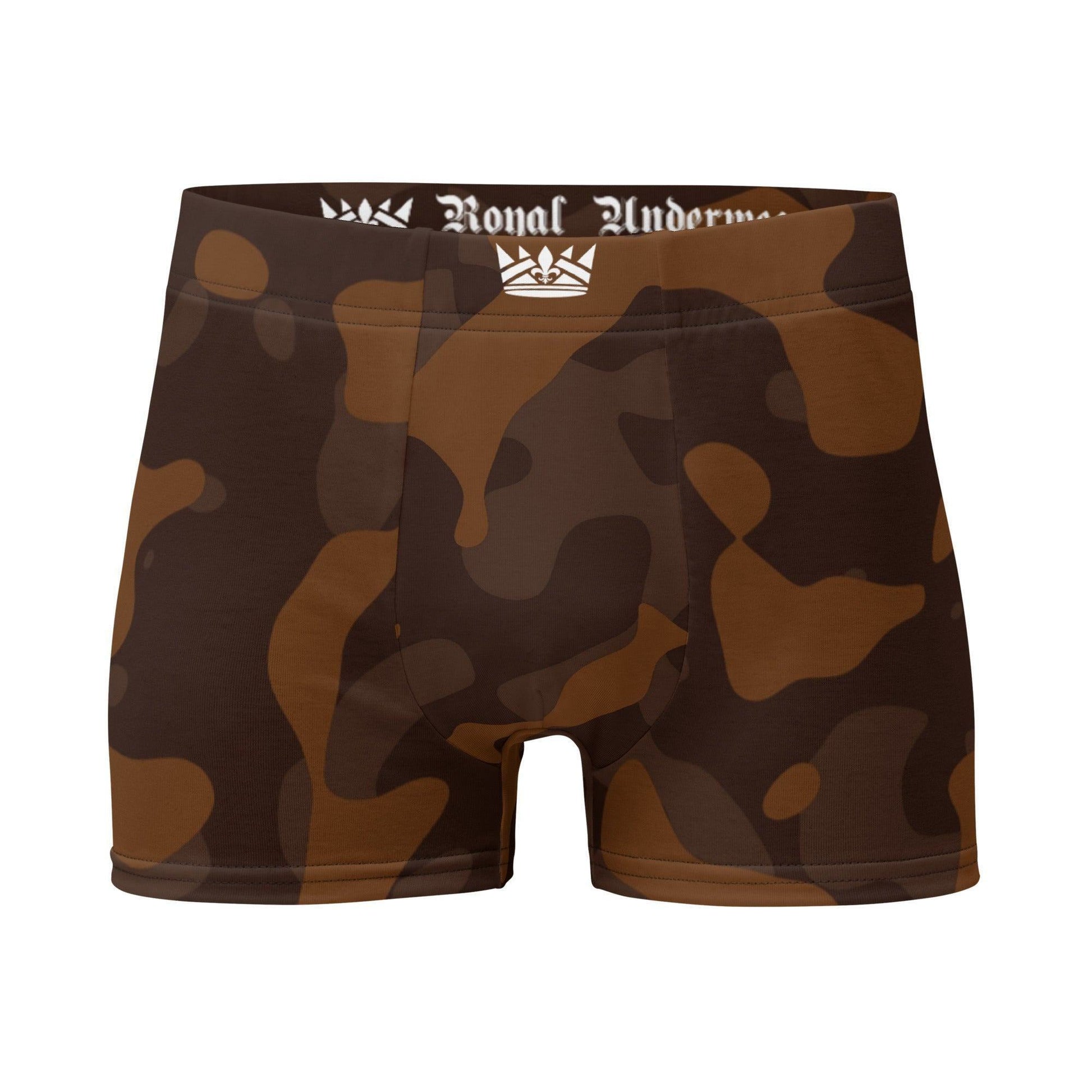 Braun Camouflage Royal Underwear Boxershorts Boxershorts 54.99 Boxer, Boxershorts, Braun, Brief, Brown, Camo, Camouflage, dehnbar, Design, einfarbig, Einlage, Elastan, Fashion, ganztägig, gefütterte, Halt, Herren, keine, Komfort, Mid-Waist, Muster, Overlock, Paneele, Pattern, Polyester, Royal, Rückennaht, Style, Tarnfarbe, Underwear, Vordertasche, weich, Überdecknaht JLR Design