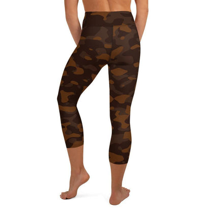 Braune Camouflage Damen Yoga Capri Leggings Yoga Capri Leggings 54.99 Bewebungsfreiheit, Bewegung, braun, brown, Bund, Camo, Camouflage, Capri, Damen, Design, Elastan, Fashion, Fitness, Fitnessstudio, Flacher, Gummizug, Gym, hochwertig, Körper, Leggings, Material, Mode, Pattern, Polyester, Saum, Session, Sport, Streetwear, Style, Tarnmuster, USF50, Vier-Wege-Stretch, Wadenlang, Yoga JLR Design