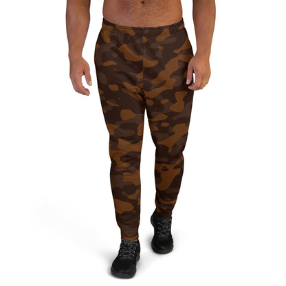 Braune Camouflage Herren Jogginghose Jogginghose 66.99 atmungsaktiv, Baumwolle, braun, brown, Bündchen, Camo, Camouflage, Elastan, Fitness, Fleece, Gym, Herren, Jogginghose, Kordelzug, Mann, Muster, Männer, OEKOTEX100, Passform, Passoform, Pattern, Polyester, Relaxen, schlanke, Sport, Tarnfarben, Taschen, Tragekomfort JLR Design