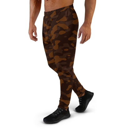 Braune Camouflage Herren Jogginghose Jogginghose 66.99 atmungsaktiv, Baumwolle, braun, brown, Bündchen, Camo, Camouflage, Elastan, Fitness, Fleece, Gym, Herren, Jogginghose, Kordelzug, Mann, Muster, Männer, OEKOTEX100, Passform, Passoform, Pattern, Polyester, Relaxen, schlanke, Sport, Tarnfarben, Taschen, Tragekomfort JLR Design