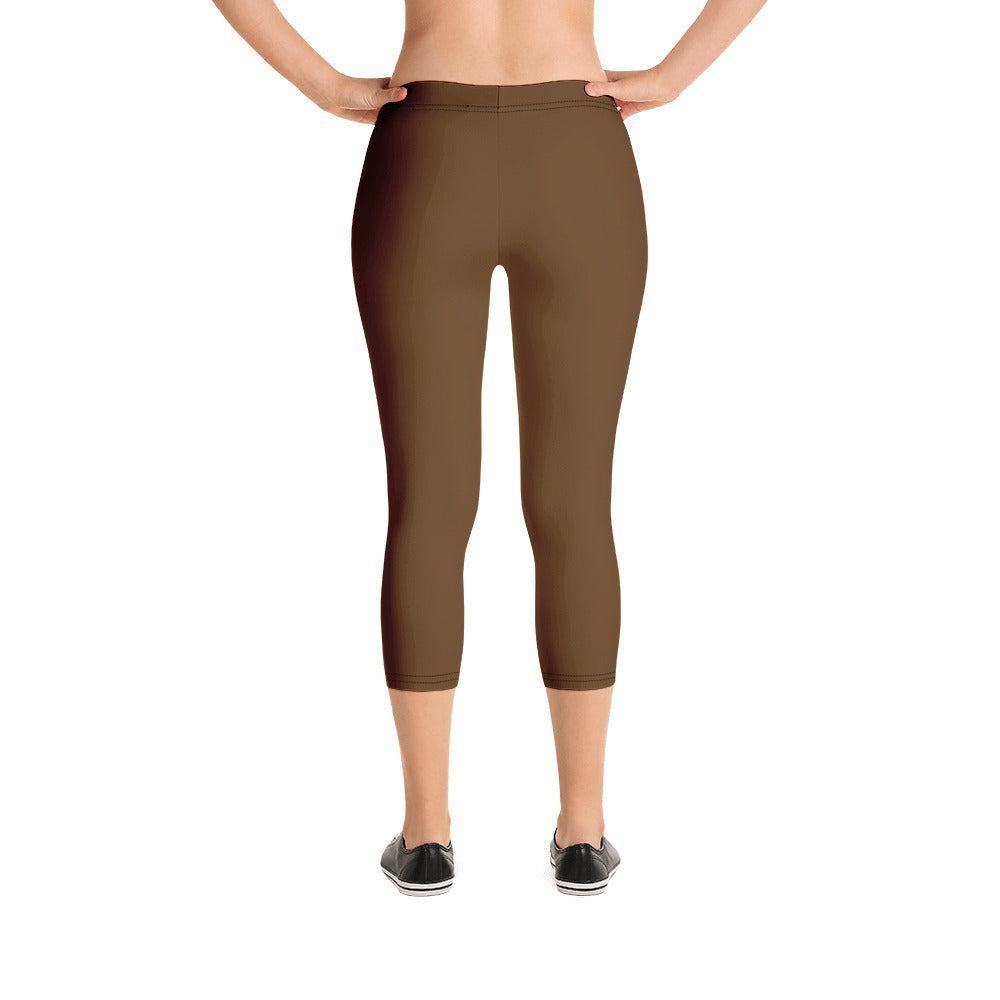 Braune Damen Capri Leggings Capri Leggings 49.99 Alltag, bequem, braun, brown, Capri, Damen, Design, einfarbig, Elastan, enganliegend, entspannen, Leggings, Mikrofasergarn, Mode, modisch, Outdoor, Passform, Polyester, Sport, Stil, Style, USF50, verkürzt, vielseitig, Vier-Wege-Stretch JLR Design