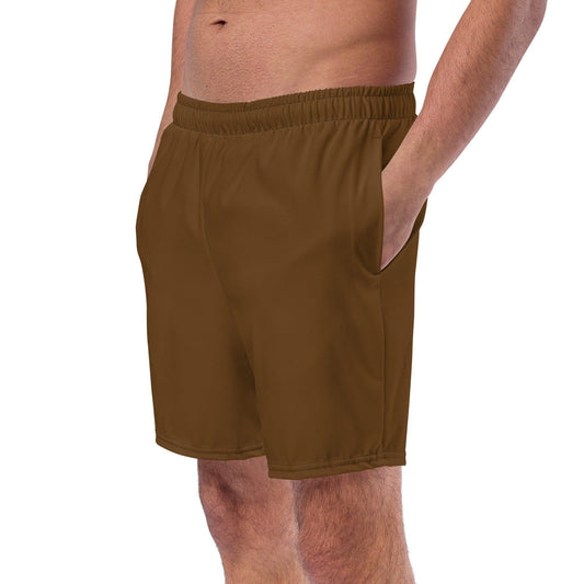 Braune Herren Badehose Badehose 59.99 Badehose, Badevergnügen, braun, brown, einfarbig, Elastan, Herren, Hüftband, Innenfutter, Komfort, Kordelzug, Mann, Männer, Passform, Polyester, Pool, recycelt, Scheuerschutz, See, trocknend JLR Design