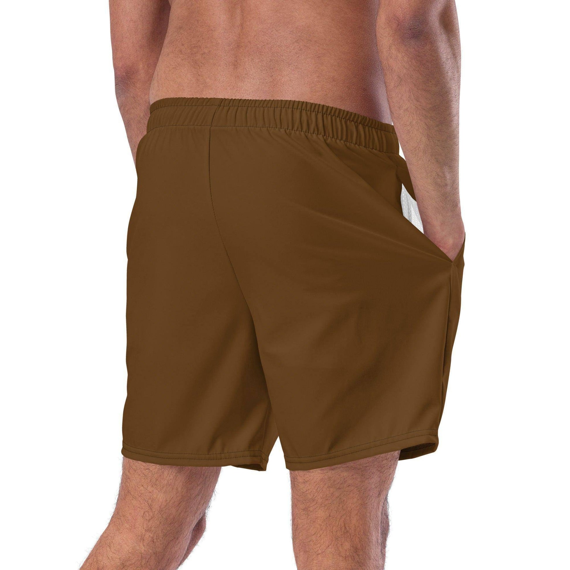 Braune Herren Badehose Badehose JLR Design