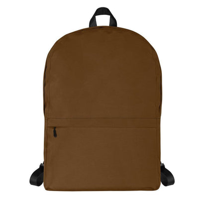 Brauner mittelgroßer Rucksack Rucksack 59.99 15l, 20kg, Backpack, braun, brown, einfarbig, Fach, Freizeit, gepolstert, Innenfutter, Innentasche, Laptop, mittelgroß, Netzstoff, Platz, Polyester, Rucksack, Schule, Schulrucksack, Seidiges, seperates, Tasche, Transport, Vordertasche, wasserabweisend, Wertsachen JLR Design