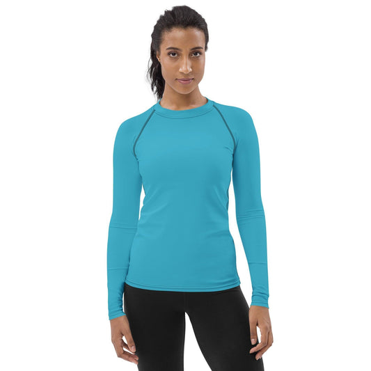 Bright Summer Sky Damen Rash Guard Rash Guard 54.99 4-Wege, Atmungsaktiv, Badebekleidung, bequem, Bright, einfarbig, Elastan, Feminin, Flachnaht, Guard, Hautschutz, Kompression, Langarm, Langarmshirt, Männermode, Outdoor, Polyester, Rash, Sand, Schwimmen, Sky, Sonnenschutz, Sportbekleidung, Strandmode, Stretchstoff, Summer, Surfen, trocknend, Wassersport, Wind JLR Design