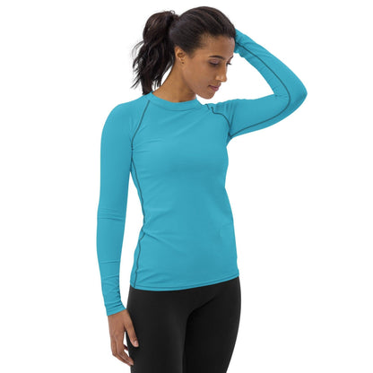 Bright Summer Sky Damen Rash Guard Rash Guard 54.99 4-Wege, Atmungsaktiv, Badebekleidung, bequem, Bright, einfarbig, Elastan, Feminin, Flachnaht, Guard, Hautschutz, Kompression, Langarm, Langarmshirt, Männermode, Outdoor, Polyester, Rash, Sand, Schwimmen, Sky, Sonnenschutz, Sportbekleidung, Strandmode, Stretchstoff, Summer, Surfen, trocknend, Wassersport, Wind JLR Design