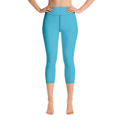 Bright Summer Sky Damen Yoga Capri Leggings Yoga Capri Leggings 49.99 Bewebungsfreiheit, Bewegung, blau, blue, Bright, Bund, Capri, Damen, Design, einfarbig, Elastan, Fashion, Fitness, Fitnessstudio, Flacher, Gummizug, Gym, hochwertig, Körper, Leggings, Material, Mode, Polyester, Saum, Session, Sky, Sport, Streetwear, Style, Summer, USF50, Vier-Wege-Stretch, Wadenlang, Yoga JLR Design