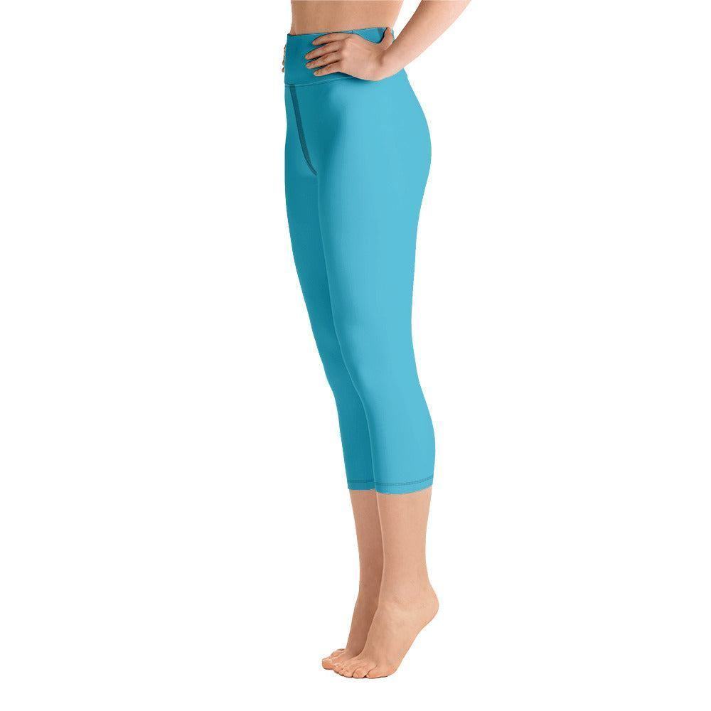 Bright Summer Sky Damen Yoga Capri Leggings Yoga Capri Leggings 49.99 Bewebungsfreiheit, Bewegung, blau, blue, Bright, Bund, Capri, Damen, Design, einfarbig, Elastan, Fashion, Fitness, Fitnessstudio, Flacher, Gummizug, Gym, hochwertig, Körper, Leggings, Material, Mode, Polyester, Saum, Session, Sky, Sport, Streetwear, Style, Summer, USF50, Vier-Wege-Stretch, Wadenlang, Yoga JLR Design