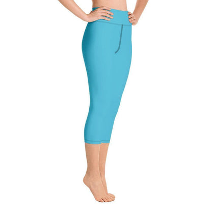 Bright Summer Sky Damen Yoga Capri Leggings Yoga Capri Leggings 49.99 Bewebungsfreiheit, Bewegung, blau, blue, Bright, Bund, Capri, Damen, Design, einfarbig, Elastan, Fashion, Fitness, Fitnessstudio, Flacher, Gummizug, Gym, hochwertig, Körper, Leggings, Material, Mode, Polyester, Saum, Session, Sky, Sport, Streetwear, Style, Summer, USF50, Vier-Wege-Stretch, Wadenlang, Yoga JLR Design