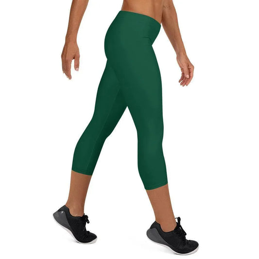 British Racing Green Damen Capri Leggings Capri Leggings JLR Design