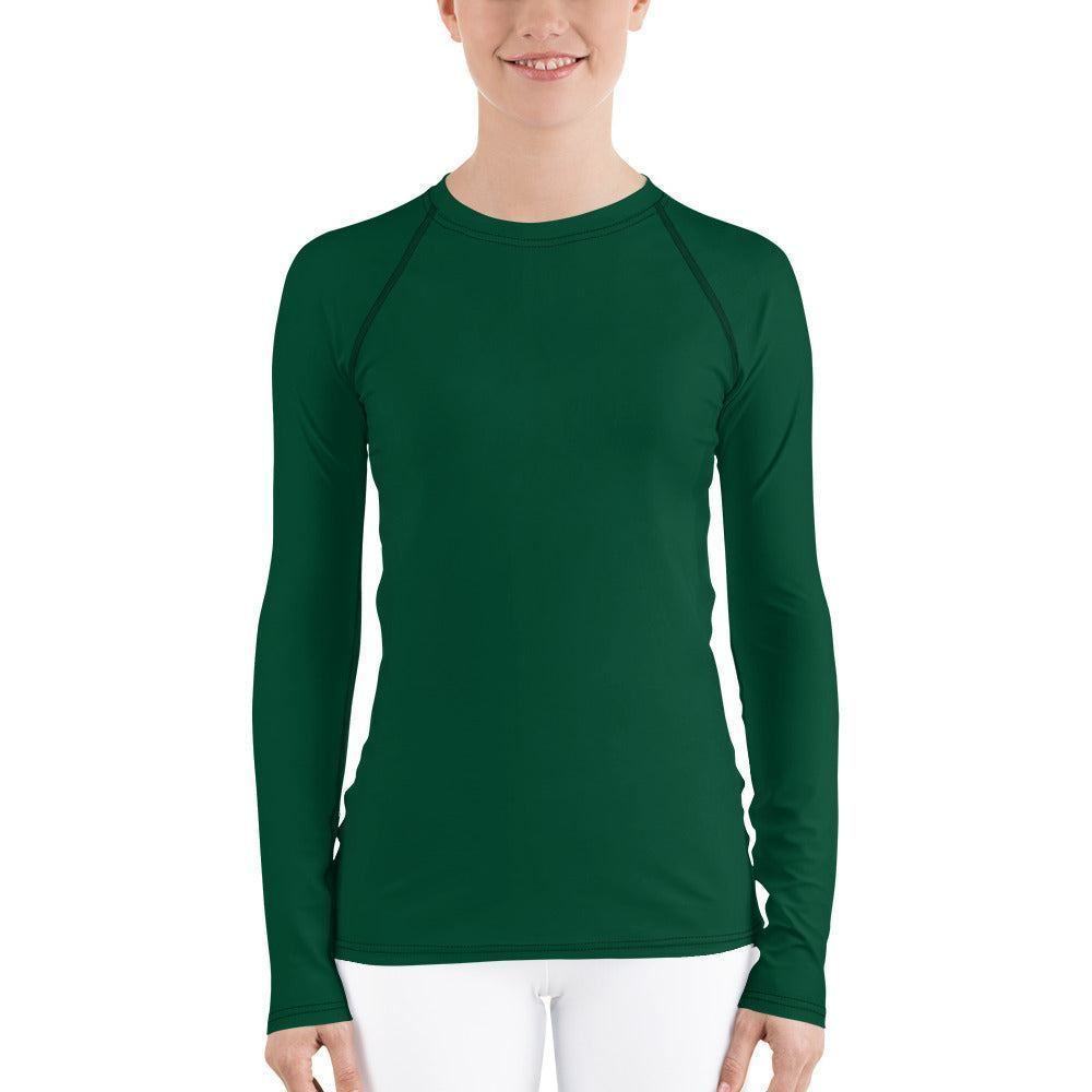 British Racing Green Damen Rash Guard Rash Guard 54.99 4-Wege, Atmungsaktiv, Badebekleidung, bequem, British, einfarbig, Elastan, Feminin, Flachnaht, Green, grün, Guard, Hautschutz, Kompression, Langarm, Langarmshirt, Männermode, Outdoor, Polyester, Racing, Rash, Sand, Schwimmen, Sonnenschutz, Sportbekleidung, Strandmode, Stretchstoff, Surfen, trocknend, Wassersport, Wind JLR Design