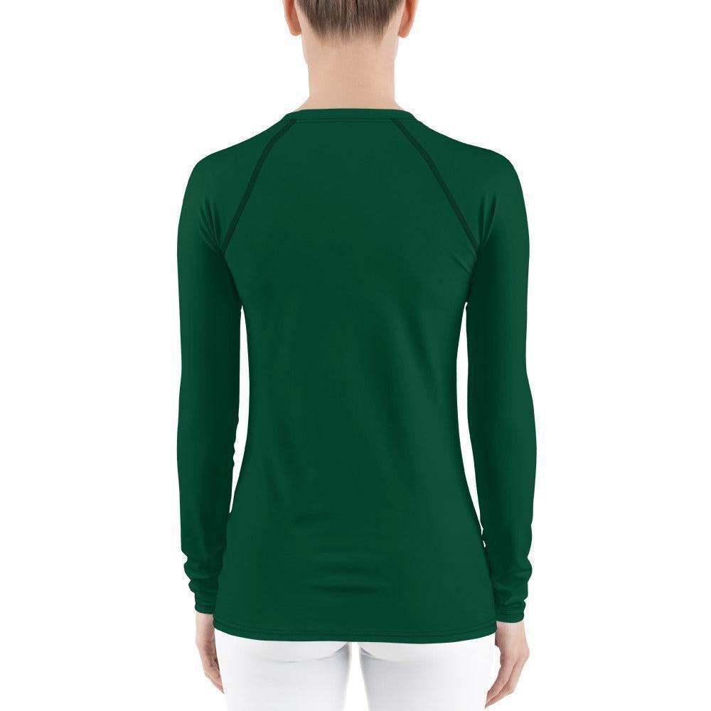 British Racing Green Damen Rash Guard Rash Guard 54.99 4-Wege, Atmungsaktiv, Badebekleidung, bequem, British, einfarbig, Elastan, Feminin, Flachnaht, Green, grün, Guard, Hautschutz, Kompression, Langarm, Langarmshirt, Männermode, Outdoor, Polyester, Racing, Rash, Sand, Schwimmen, Sonnenschutz, Sportbekleidung, Strandmode, Stretchstoff, Surfen, trocknend, Wassersport, Wind JLR Design