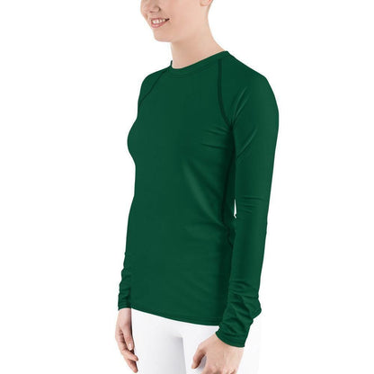 British Racing Green Damen Rash Guard Rash Guard 54.99 4-Wege, Atmungsaktiv, Badebekleidung, bequem, British, einfarbig, Elastan, Feminin, Flachnaht, Green, grün, Guard, Hautschutz, Kompression, Langarm, Langarmshirt, Männermode, Outdoor, Polyester, Racing, Rash, Sand, Schwimmen, Sonnenschutz, Sportbekleidung, Strandmode, Stretchstoff, Surfen, trocknend, Wassersport, Wind JLR Design