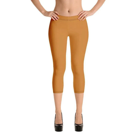 Bronze Damen Capri Leggings Capri Leggings JLR Design