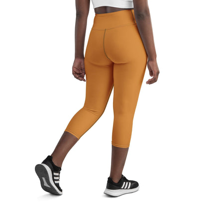 Bronze Damen Yoga-Capri-Leggings Yoga Capri Leggings 49.99 Bewebungsfreiheit, Bewegung, bronze, Bund, Capri, Damen, Design, einfarbig, Elastan, Fashion, Fitness, Fitnessstudio, Flacher, Gummizug, Gym, hochwertig, Körper, Leggings, Material, Mode, Polyester, Saum, Session, Sport, Streetwear, Style, USF50, Vier-Wege-Stretch, Wadenlang, Yoga JLR Design