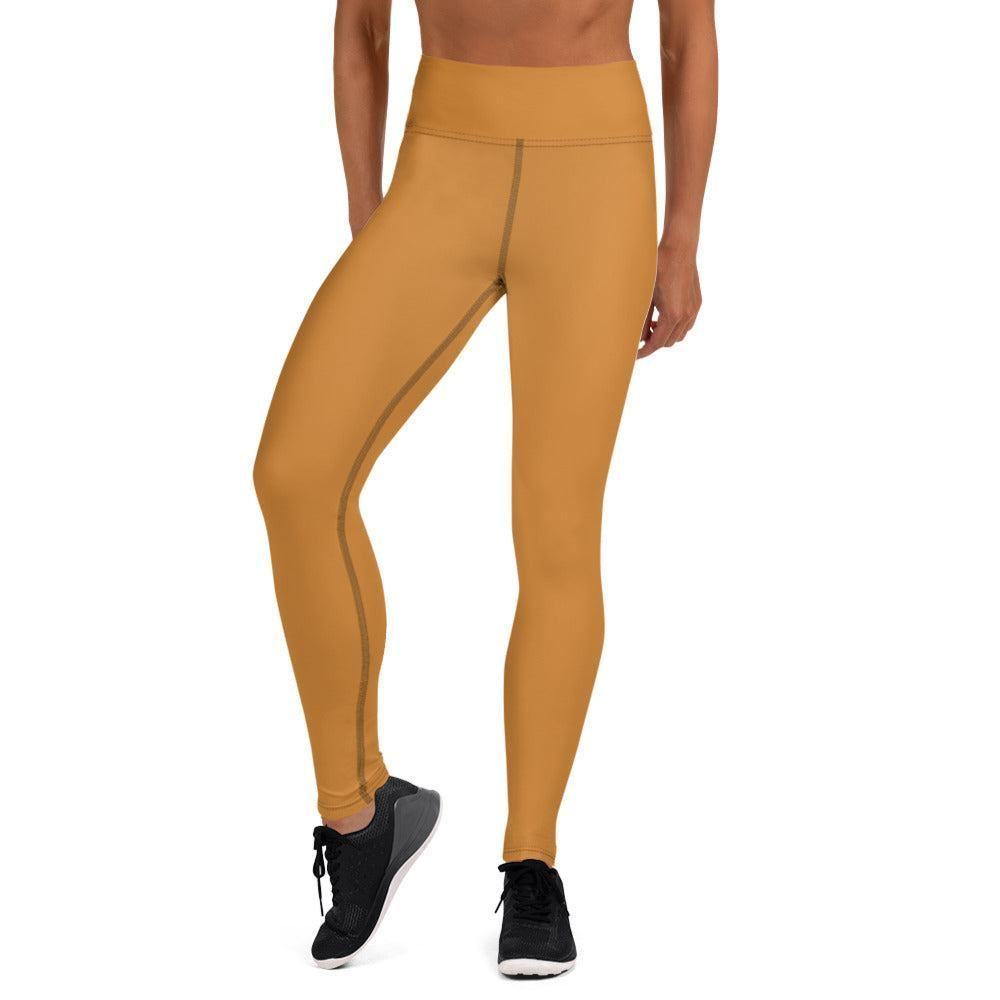 Bronze Damen Yoga Leggings -- Bronze Damen Yoga Leggings - undefined Yoga Leggings | JLR Design