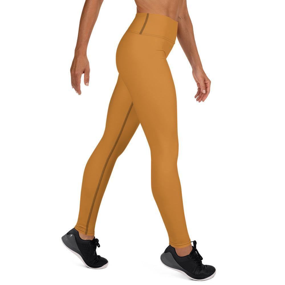 Bronze Damen Yoga Leggings -- Bronze Damen Yoga Leggings - undefined Yoga Leggings | JLR Design