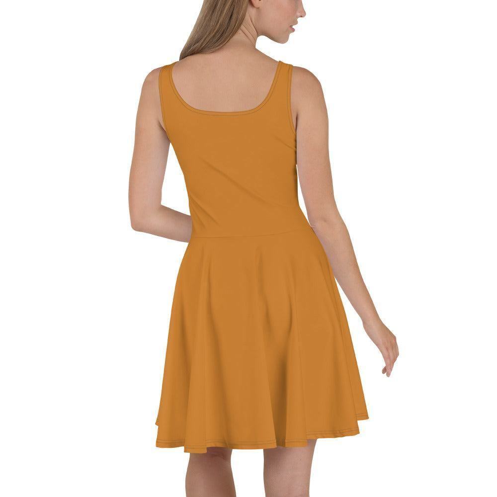 Bronze Skater Kleid Skater Kleid 56.99 ausgestellt, ausgestellter, bronze, Dame, Damen, einfarbig, Elastan, Frau, Frauen, Freizeit, Glatter, Kleid, Mitte, mittellanger, Muster, Nähte, Overlock, Pattern, Polyester, Rock, Saum, schmeichelhaft, Skater, Sport, Stoff, trendy, Weiblich, wühlfühlend, Überdeck JLR Design