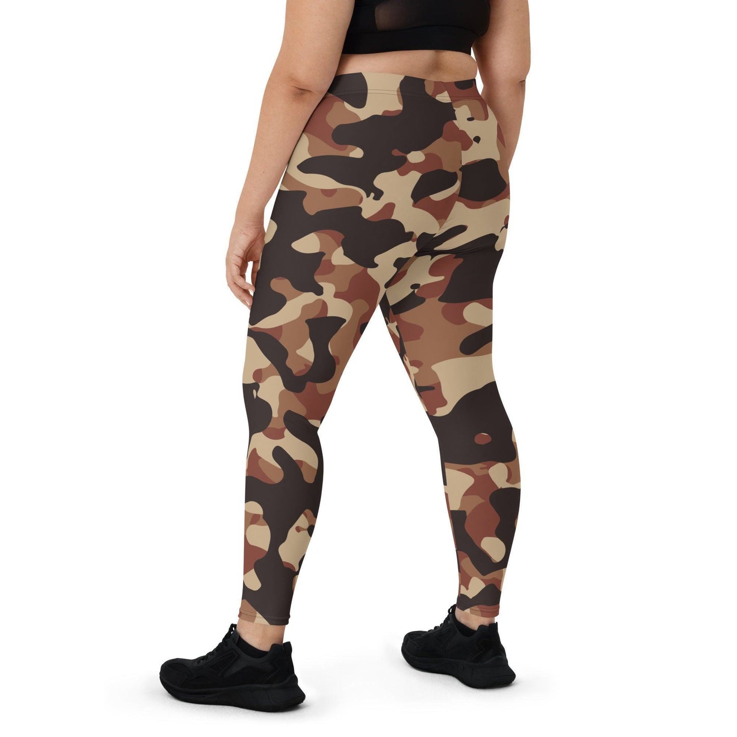 Brown Camouflage Damen Leggings Leggings 59.99 Aktivität, braun, brown, Camo, Camouflage, Damen, Damenmode, dehnbar, Design, einfarbig, elegant, Fashion, figurbetont, Fitness, laufen, Leggings, Mode, Muster, Outfit, Pattern, Pilates, Sportbekleidung, Sportlerin, Streetwear, Stretch, stylisch, Tarnmuster, Tragekomfort, weich, Yoga JLR Design