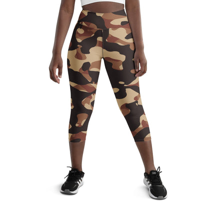 Brown Camouflage Damen Yoga Capri Leggings Yoga Capri Leggings 54.99 Bewebungsfreiheit, Bewegung, braun, brown, Bund, Camo, Camouflage, Capri, Damen, Design, Elastan, Fashion, Fitness, Fitnessstudio, Flacher, Gummizug, Gym, hochwertig, Körper, Leggings, Material, Mode, Pattern, Polyester, Saum, Session, Sport, Streetwear, Style, Tarnmuster, USF50, Vier-Wege-Stretch, Wadenlang, Yoga JLR Design