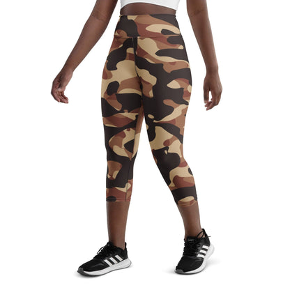 Brown Camouflage Damen Yoga Capri Leggings Yoga Capri Leggings 54.99 Bewebungsfreiheit, Bewegung, braun, brown, Bund, Camo, Camouflage, Capri, Damen, Design, Elastan, Fashion, Fitness, Fitnessstudio, Flacher, Gummizug, Gym, hochwertig, Körper, Leggings, Material, Mode, Pattern, Polyester, Saum, Session, Sport, Streetwear, Style, Tarnmuster, USF50, Vier-Wege-Stretch, Wadenlang, Yoga JLR Design