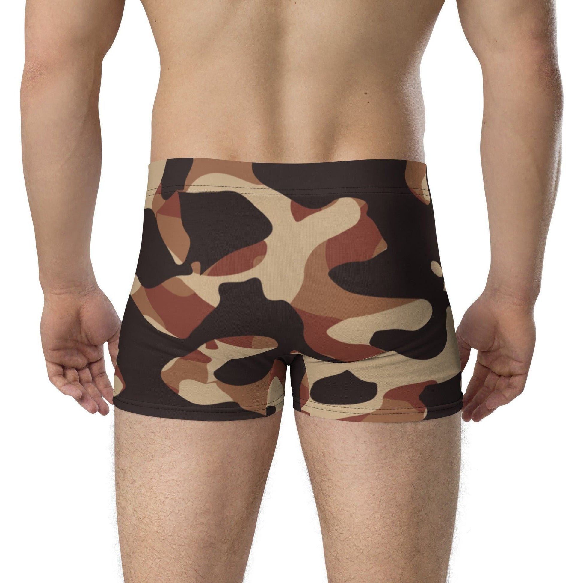 Brown Camouflage Royal Underwear Boxershorts -- Brown Camouflage Royal Underwear Boxershorts - undefined Boxershorts | JLR Design