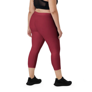 burgund-damen-capri-leggings-capri-leggings-jlr-design-95099 - JLR Design
