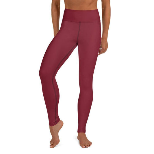 Burgund Damen Yoga Leggings Yoga Leggings JLR Design