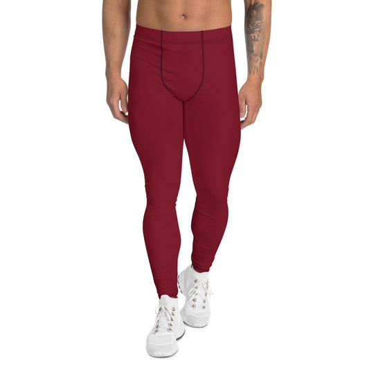 Burgund Herren Leggings Leggings 54.99 aktiv, anliegend, atmungsaktiv, bequem, Bewegungsfreiheit, Bund, Burgund, dehnbahr, Design, einfarbig, Elastan, Fashion, Fitness, funktional, Herrenleggings, Laufen, Leggings, Mann, modebewusst, Passform, Polyester, Sport, Sportbekleidung, Style, Tragegefühl, Training, USF50+, Yoga JLR Design