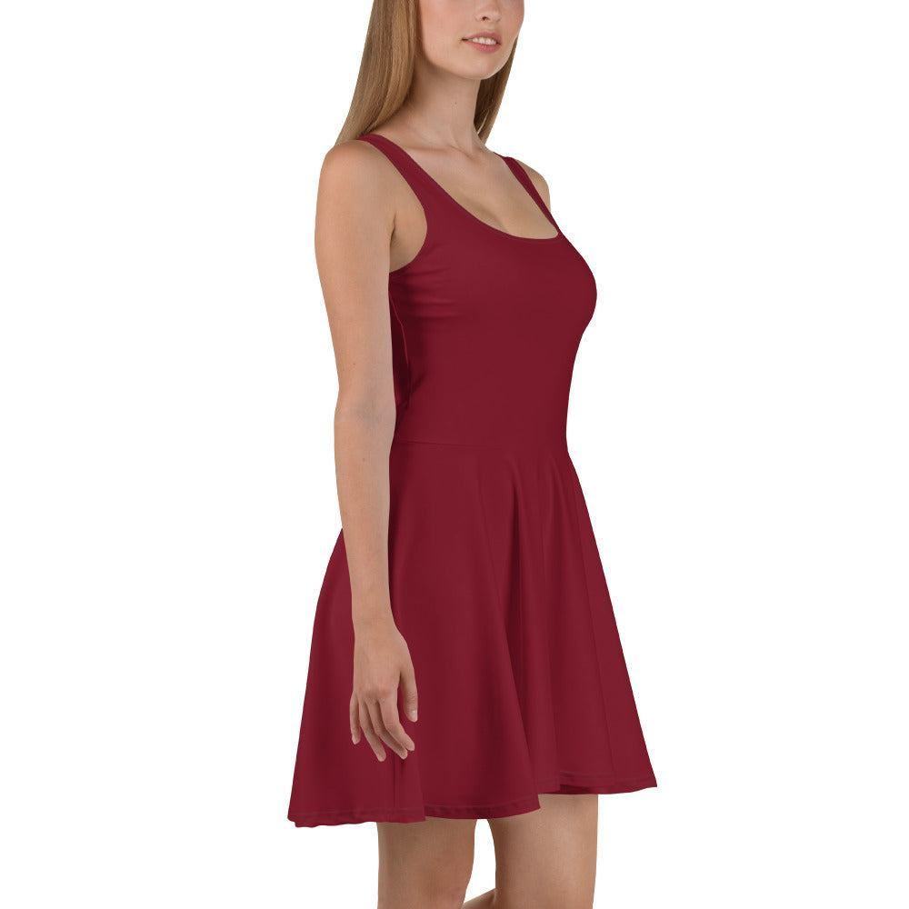 Burgund Skater Kleid Skater Kleid 56.99 ausgestellt, ausgestellter, Burgund, Dame, Damen, einfarbig, Elastan, Frau, Frauen, Freizeit, Glatter, Kleid, Mitte, mittellanger, Muster, Nähte, Overlock, Pattern, Polyester, Rock, Saum, schmeichelhaft, Skater, Sport, Stoff, trendy, Weiblich, wühlfühlend, Überdeck JLR Design