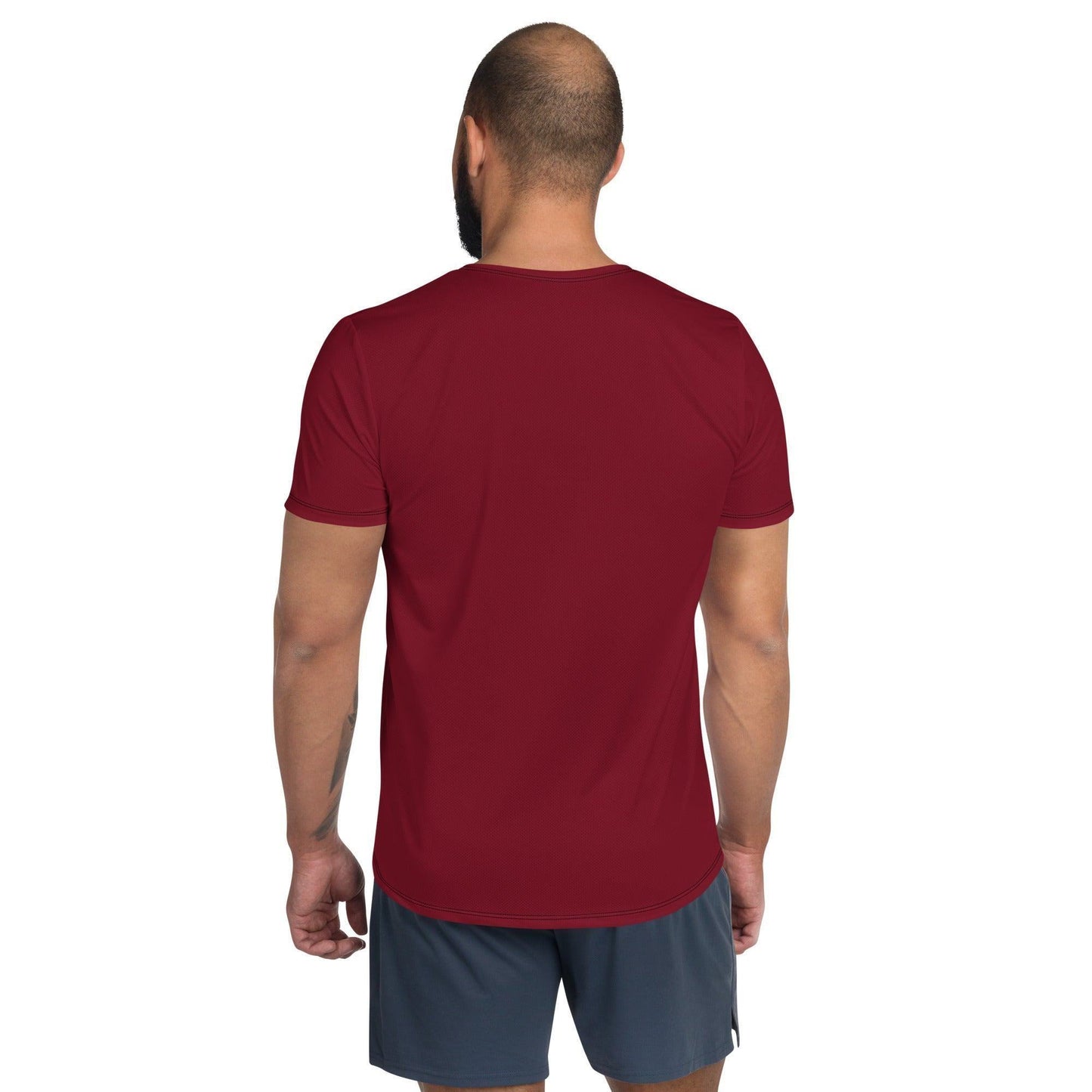 Burgund Sport T-Shirt für Herren -- Burgund Sport T-Shirt für Herren - XS Sport T-Shirt | JLR Design