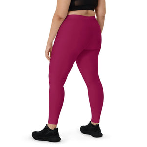 burgundy-damen-leggings-leggings-jlr-design-27106 - JLR Design