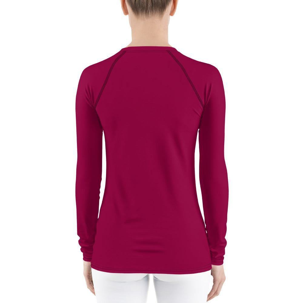 Burgundy Damen Rash Guard Rash Guard 54.99 4-Wege, Atmungsaktiv, Badebekleidung, bequem, Burgundy, einfarbig, Elastan, Feminin, Flachnaht, Guard, Hautschutz, Kompression, Langarm, Langarmshirt, Männermode, Outdoor, Polyester, Rash, Sand, Schwimmen, Sonnenschutz, Sportbekleidung, Strandmode, Stretchstoff, Surfen, trocknend, Wassersport, Wind JLR Design