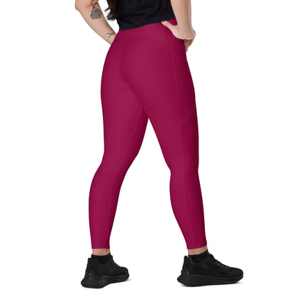 Burgundy Damen V-Bund Leggings mit Taschen V-Bund Leggings 59.99 1 Tasche auf jeder Seite, atmungsaktives Material, Burgundy, Damen, Design, einfarbig, Elastan, Fashion, Hoch tailliert, hoher Tragekomfort, Komfort, Mode, OEKOTEX100, Outfit, Polyester, schmeichelhafter Schnitt, Style, UPF50, V-Bund Leggings JLR Design